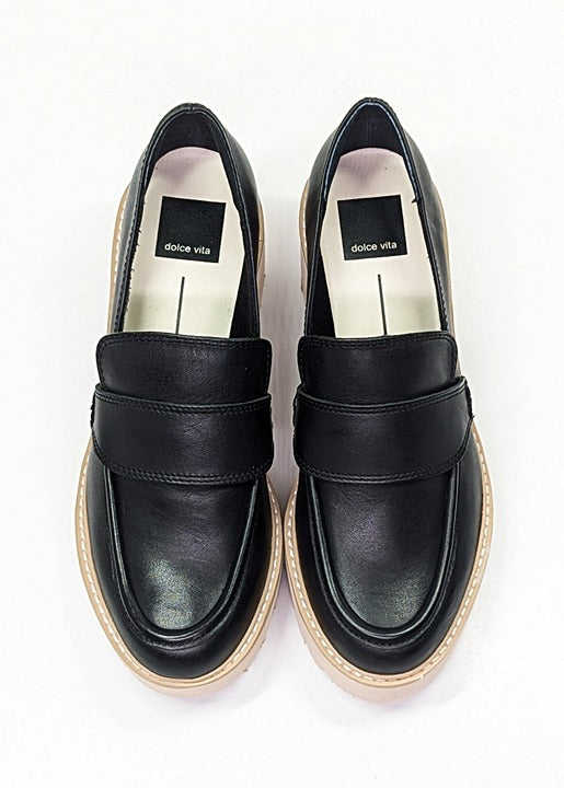 Dolce Vita Halona Women's Classic Loafer Chunky Lug Sole Size 7 (MSRP $130)