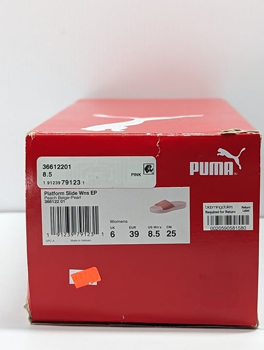 Puma Women's Bold Platform Pink Pearl Pool Slides Sandals Size 8.5 US (MSRP $85)