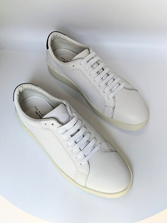 NWT The Men's Store at Bloomingdale's Low Top Sneakers White Size 10 MSRP $175
