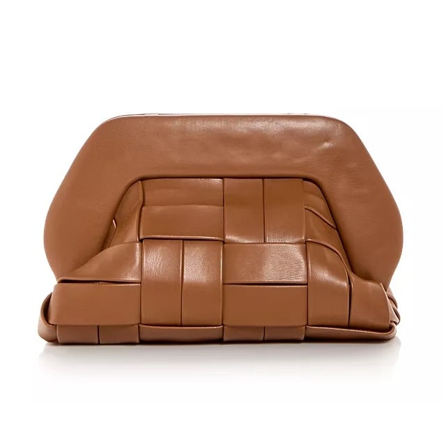 THEMOIRè Tia Women's Flat Toffee Woven Convertible Clutch (MSRP $490)