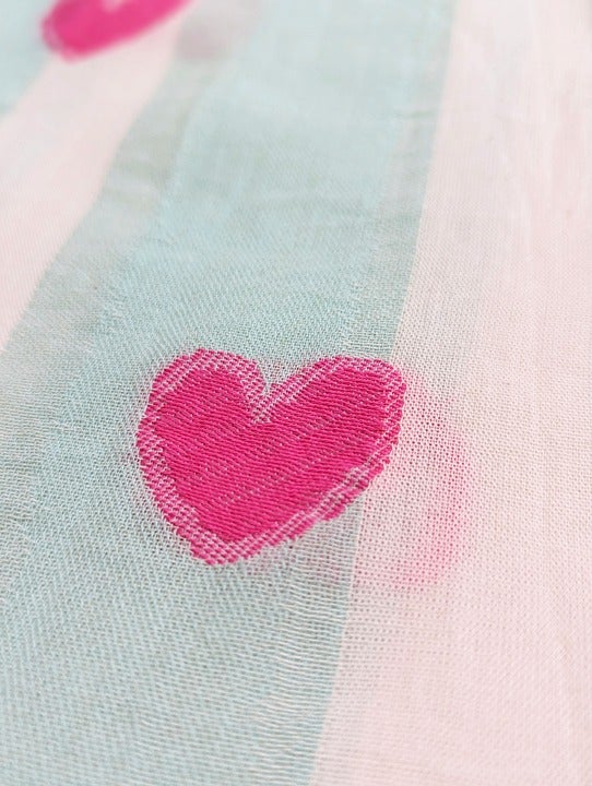 Kerri Rosenthal Women's Imperfect Heart Jacquard Sarong (MSRP $128)