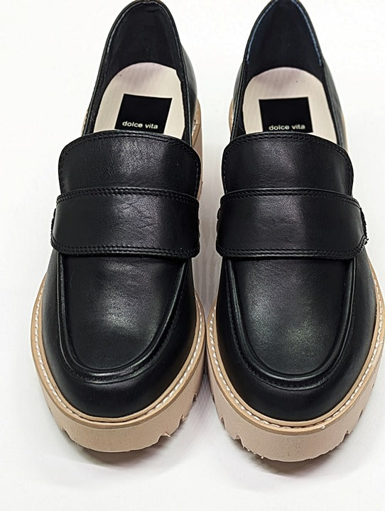 Dolce Vita Halona Women's Classic Loafer Chunky Lug Sole Size 7 (MSRP $130)