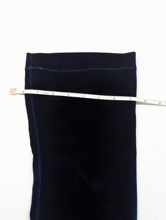Sol Sana Women's Bianca Over-the-knee Boots Navy Velvet Size 39 EU (MSRP $180)