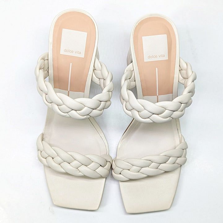 Dolce Vita Women's Paily Ivory Heel Sandals Size 8.5 (MSRP $125)