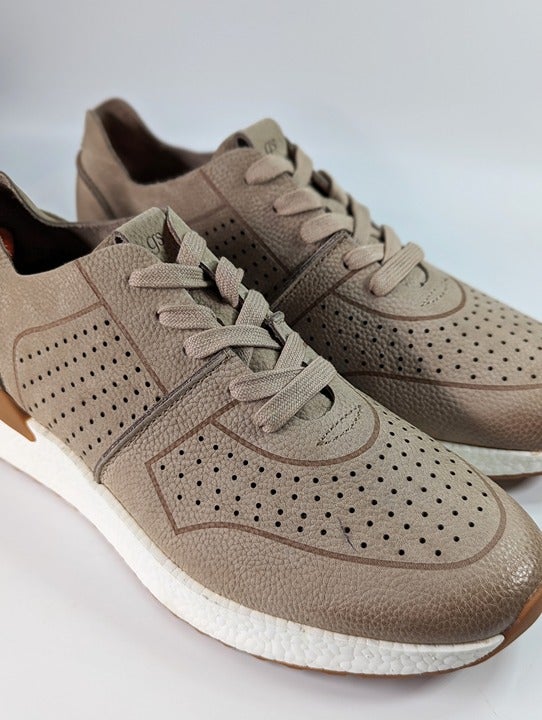 Gentle Souls Men's Laurence Jogger Sneakers Mushroom Grey Size 12 (MSRP $199)