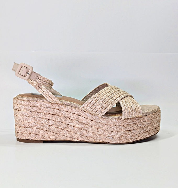 NWOB Steven New York Ramey Espadrille Platform Wedge Sandal Size 10 (MSRP $130)