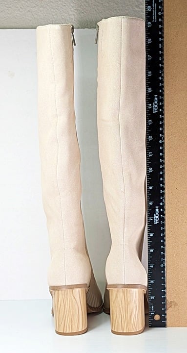 Splendid Women's Meadow Knee High Boots In Tapioca Suede Size 7.5 (MSRP $225)