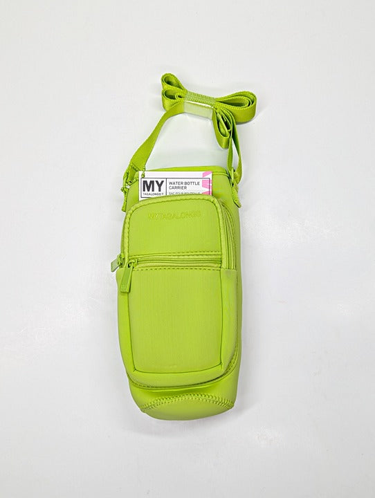 MYTAGALONGS Lime Green Water Bottle Mini Crossbody Bag (MSRP $30)