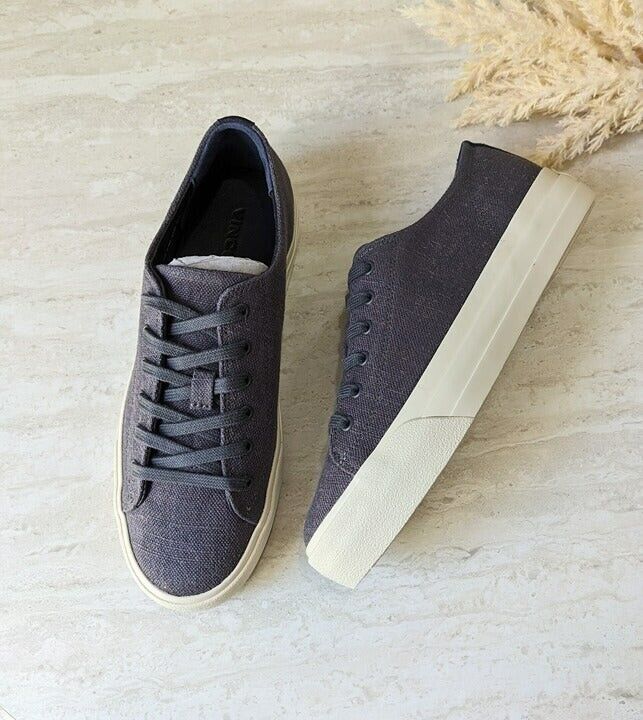 Vince Heaton Women's Blue Coastal Fabric Sneaker Size 6.5 M (MSRP $230)