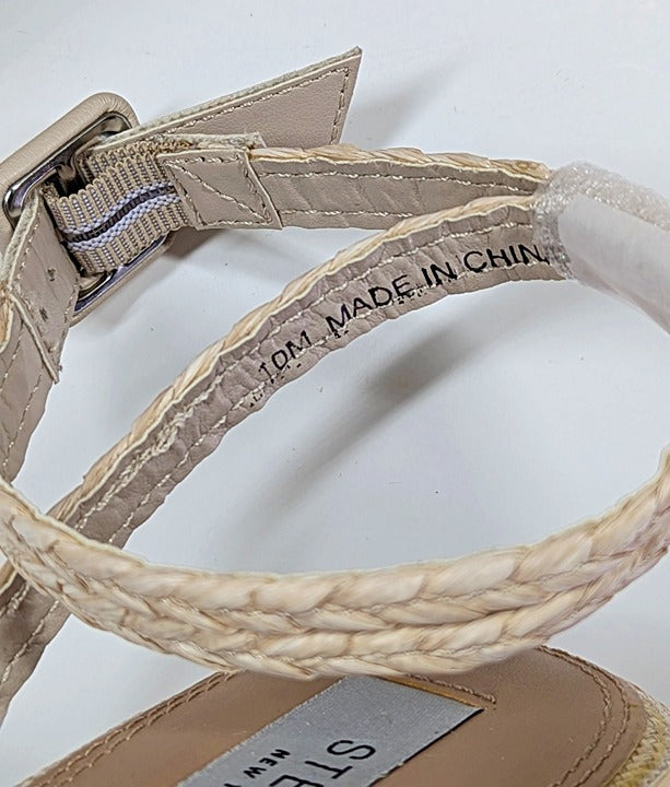 NWOB Steven New York Ramey Espadrille Platform Wedge Sandal Size 10 (MSRP $130)