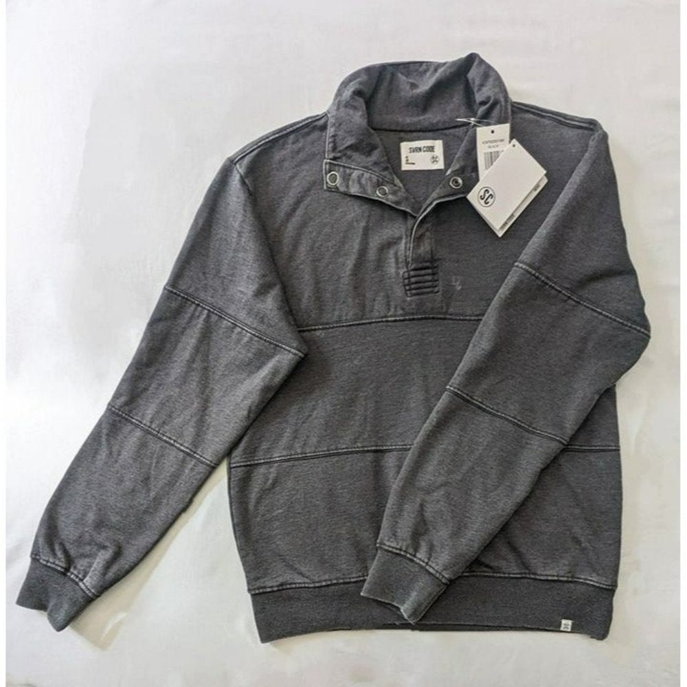 Sovereign Code Men's Chance Pullover Sweatshirt Gray Size S (MSRP $98)