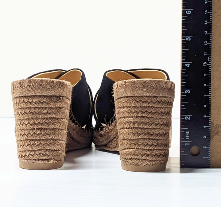 Splendid Women's Britt Square Toe Strap Espadrille Wedge Sandal Size 8 MSRP $150