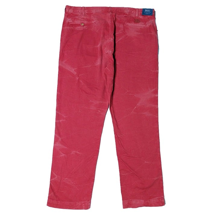 Polo Ralph Lauren Men's Straight Fit Garment Dyed Pants Red Size 40 (MSRP $198)