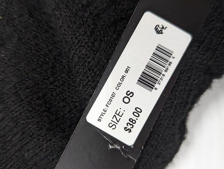 Echo 23 NYC Women's Solid Smartphone Gloves Black O/S (MSRP $38)