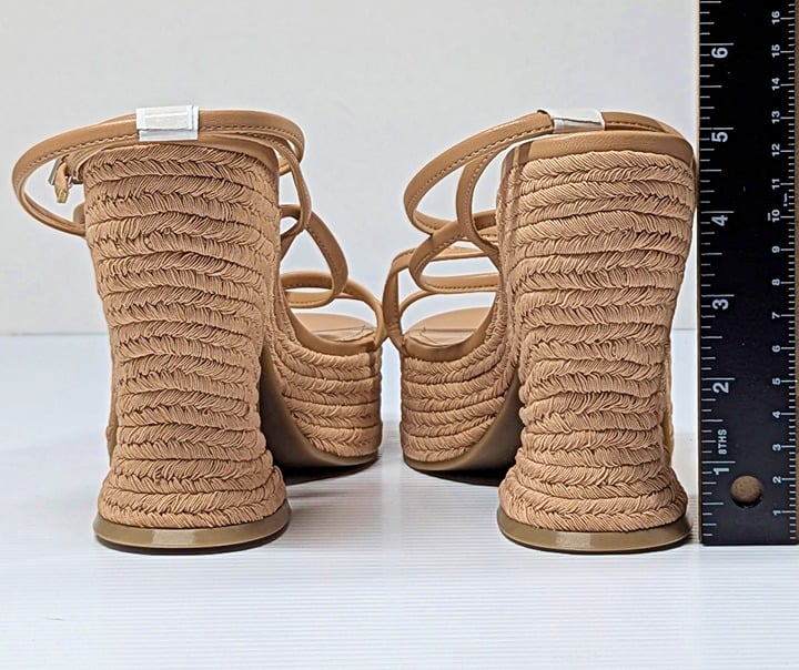 Marc Fisher LTD Women's Fetch Ankle Strap Espadrille Natural Size 9 (MSRP $140)