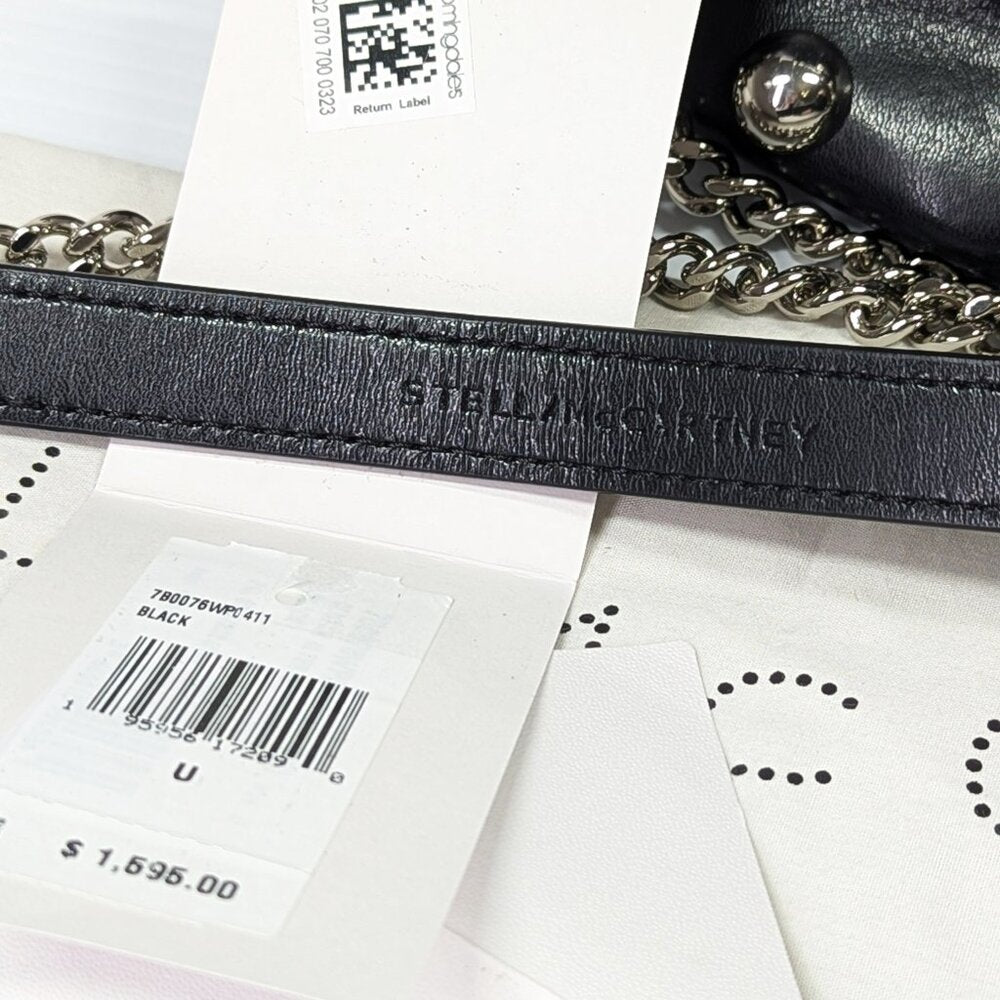 Stella McCartney Falabella Women's Clutch Shoulder Bag in Black (MSRP $1,595)