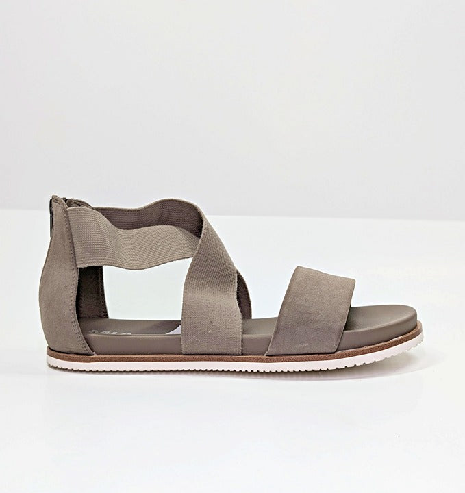 MIA Women's Valuna Flat Strappy Sandals Taupe Size 9 (MSRP $49)