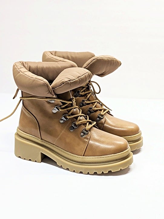 Journee Collection Irrah Women's Tru Comfort Foam Boot Taupe Size 7.5 MSRP $130
