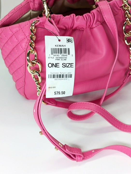 I.N.C. International Concepts Kemah Chain Medium Satchel in Pink (MSRP$ $80)