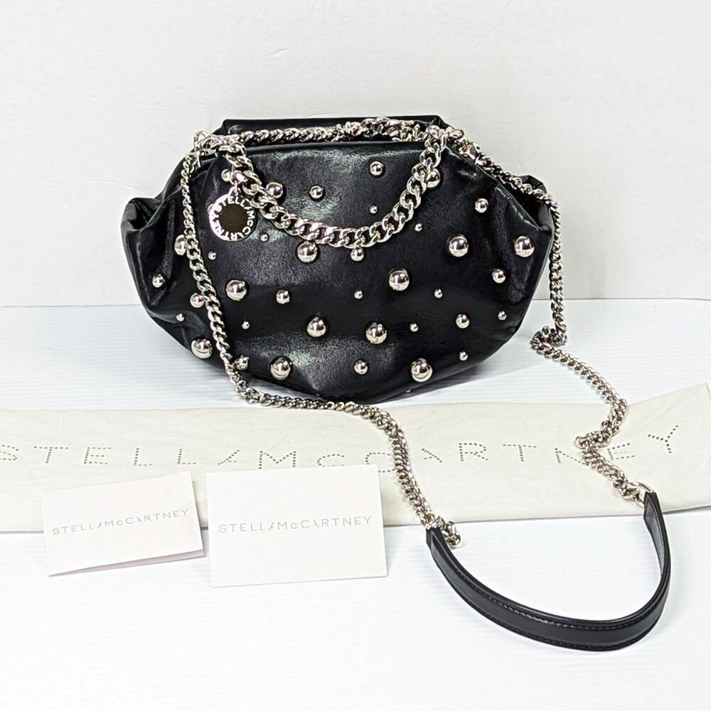 Stella McCartney Falabella Women's Clutch Shoulder Bag in Black (MSRP $1,595)