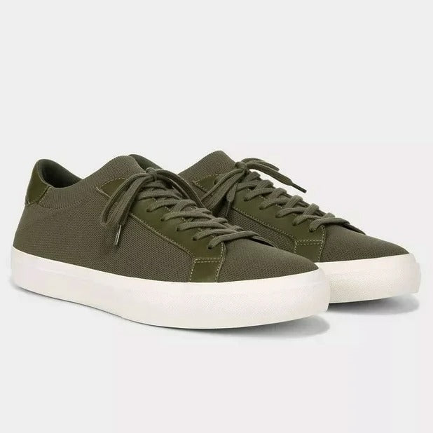Vince Fulton Men's Knit Sneaker in Olive Smoke Size 10 M (MSRP $225)