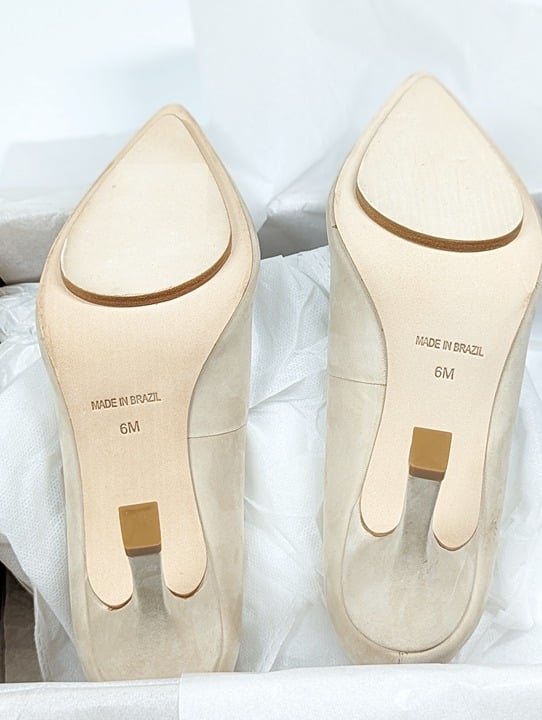 Salone Monet Anita Pump Women's McCullough Suede Dressy Pumps Size 6 (MSRP $395)