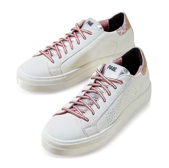 P448 Women's Thea Lace-Up Low-Top Platform Sneakers Minichess Size 40 MSRP $298