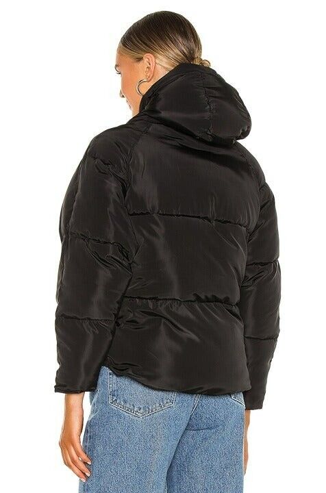 Toast Society Pluto Women's Hood Cold Weather Puffer Jacket Black Size S $239