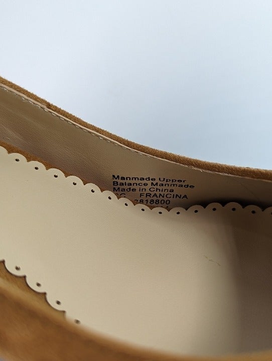 Charter Club Francina Dress Pumps Camel Brown Suede Size 7 M (MSRP $80)