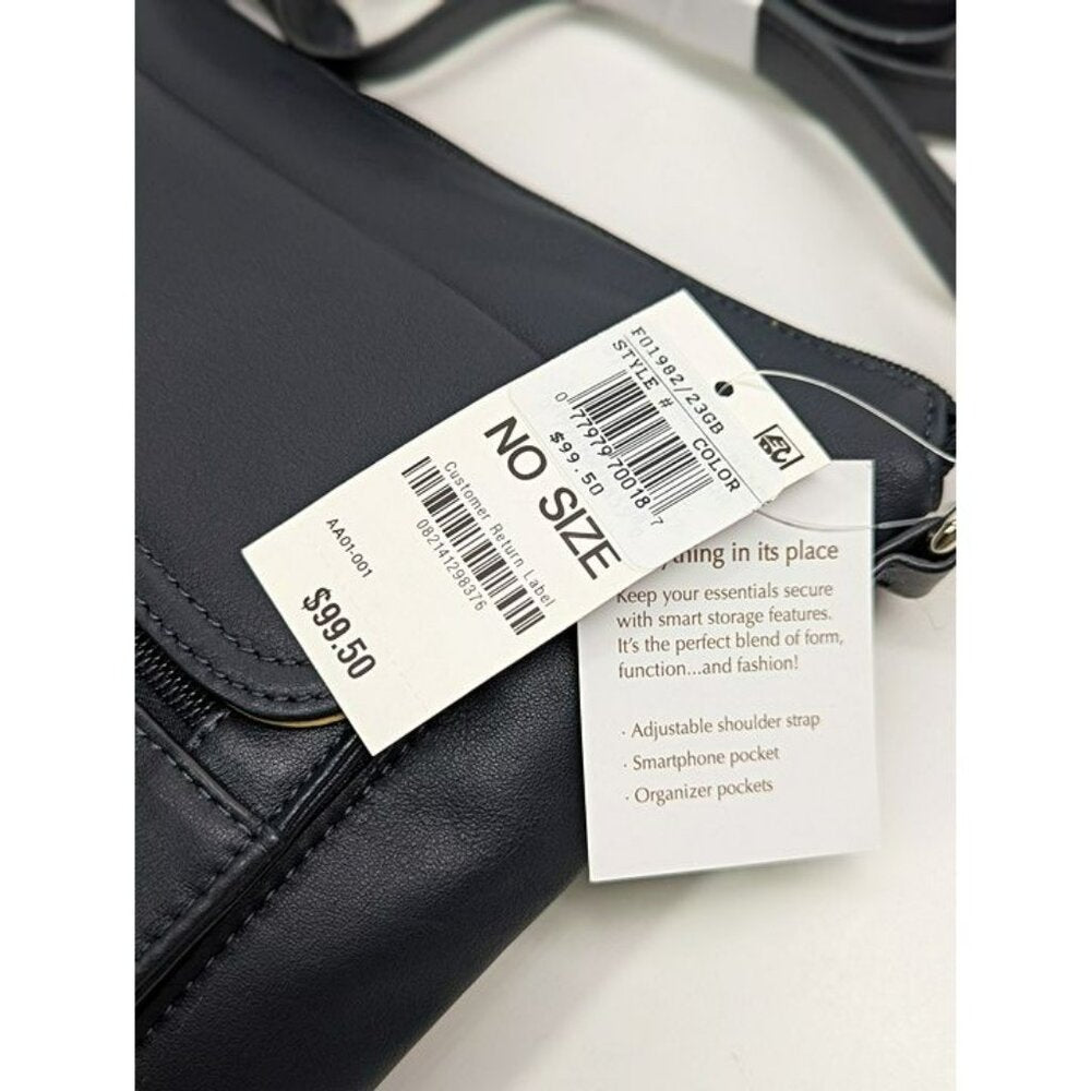 Giani Bernini Venice Women's Nappa Crossbody in Dark Navy (MSRP $100)