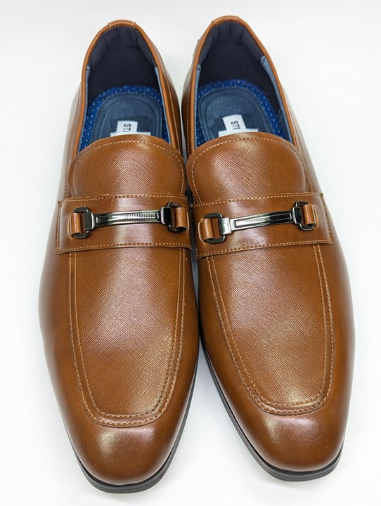 NWOB Steve Madden Shylo Men's Brown Leather Loafer Size 13 (MSRP $80)