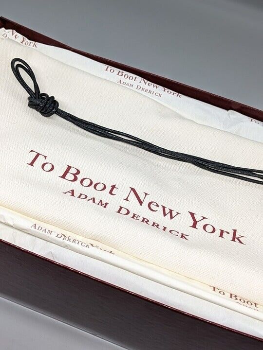 To Boot New York Brookdale Men's Black Leather Oxfords Size 9 M (MSRP $395)