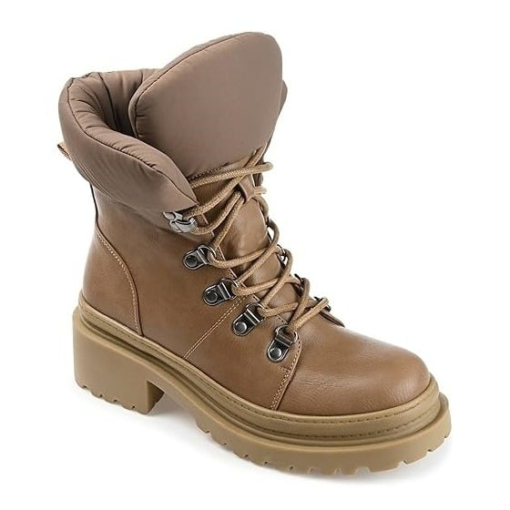 Journee Collection Irrah Women's Tru Comfort Foam Boot Taupe Size 7.5 MSRP $130