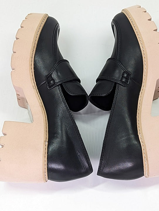 Dolce Vita Halona Women's Classic Loafer Chunky Lug Sole Size 7 (MSRP $130)