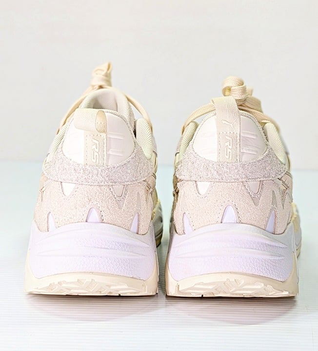 Puma Women's RS Track Trifted Low Top Sneakers White & Ivory Size 8.5 MSRP $120