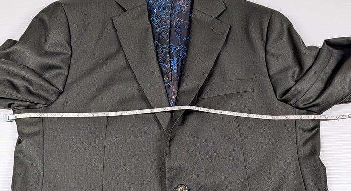 NWOT Robert Graham Modern Fit Sharkskin Hunter Green Suit Size 42R (MSRP $598)