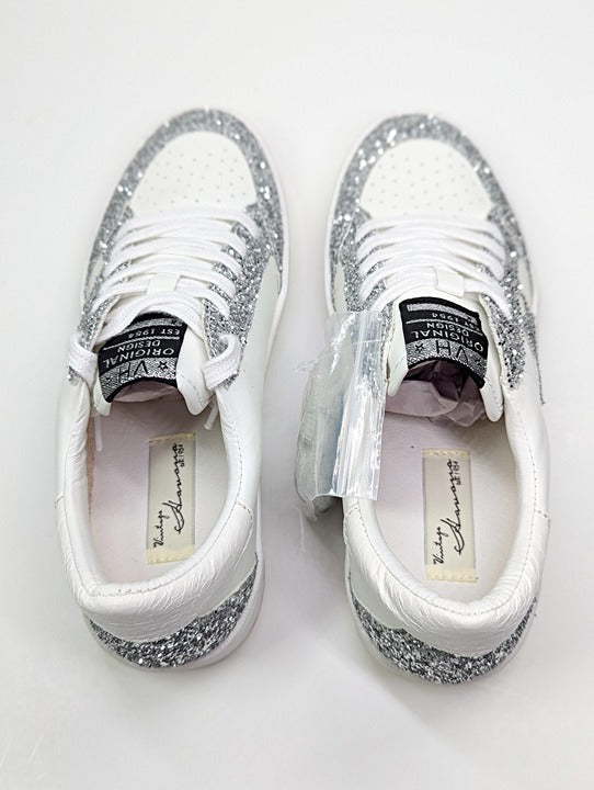 Vintage Havana Abby Metallic Glitter Women's Lace Up Sneaker Size 9 (MSRP $150)