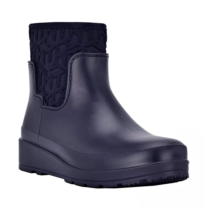 Tommy Hilfiger Women's Benio Waterproof Rain Boots Dark Blue Size 10 (MSRP $99)