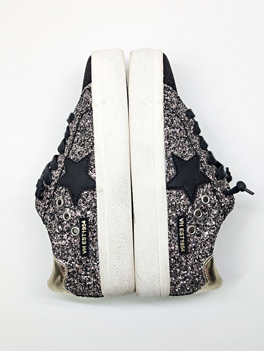 NWOB Vintage Havana Sumter Star Glitter Platform Sneakers Size 6 (MSRP $125)