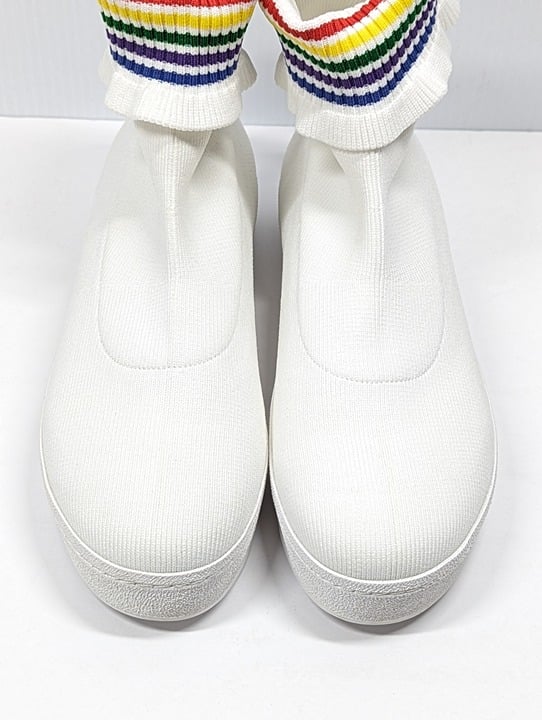Opening Ceremony Women's Bobby Ruffled Sock Slip-On Sneakers Size 38 MSRP $250