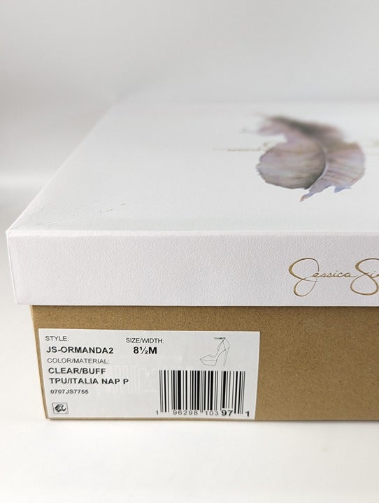 Jessica Simpson Women's Ormanda Embellished Platform Pumps Size 8.5 (MSRP $129)