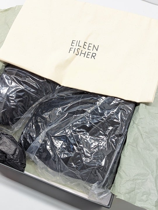 Eileen Fisher Women's Alto Black Suede Platform Wedge Booties Size 9.5 MSRP $275