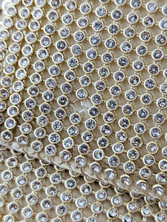I.N.C. International Concepts Gold Mesh East West Baguette Bag (MSRP $100)