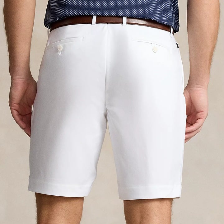 RLX Ralph Lauren Golf Men's Tailored Fit Performance Shorts White Size 42
