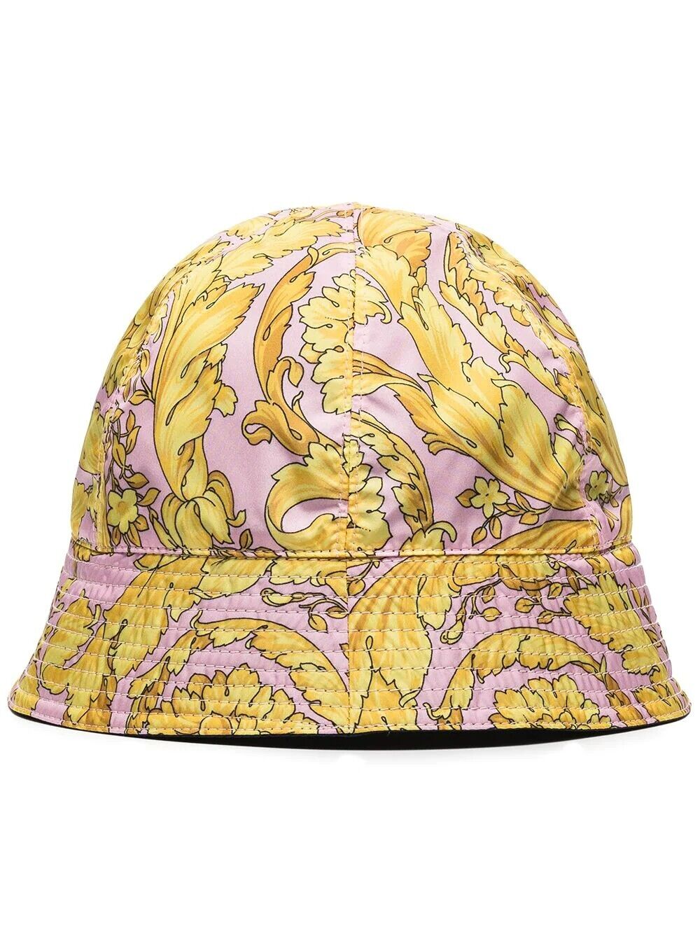 Versace Women's Barocco Print Bucket Hat Size 58 (MSRP $625)