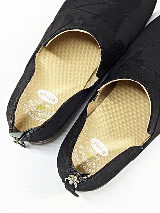 Dr. Scholls Always Band Women's Slip-on Shooties Black Size 7 M (MSRP $120)