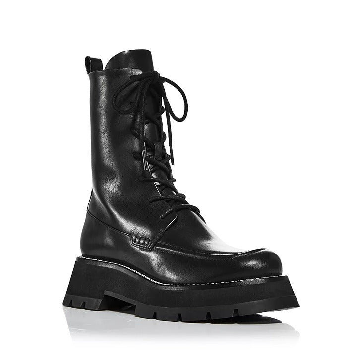 3.1 Phillip Lim Women's Kate Platform Combat Boots Size 37.5 (MSRP $650)