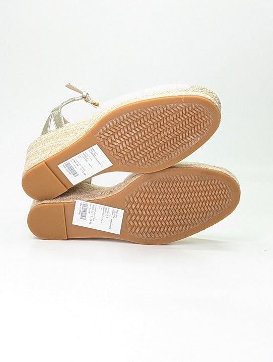 Cole Haan Cloudfeel Women's Espadrille Wedge Heels Linen Size 9.5 (MSRP $160)