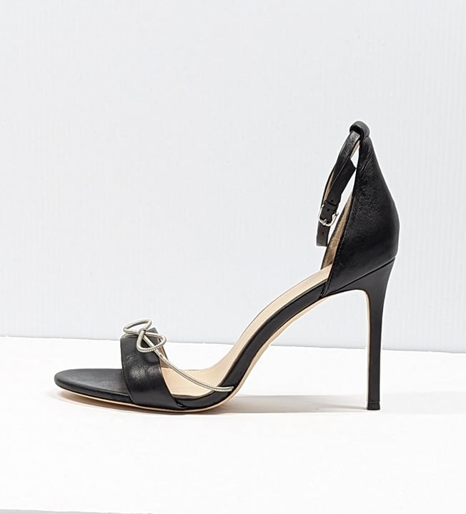 Pour La Victoire Women's Elanna Black Leather Heel Size 11 M (MSRP $225)