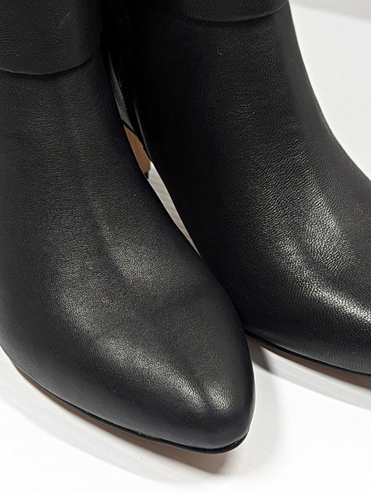 Splendid Women's Fortuna Buckled High Heel Boots Black Size 7.5 (MSRP $240)